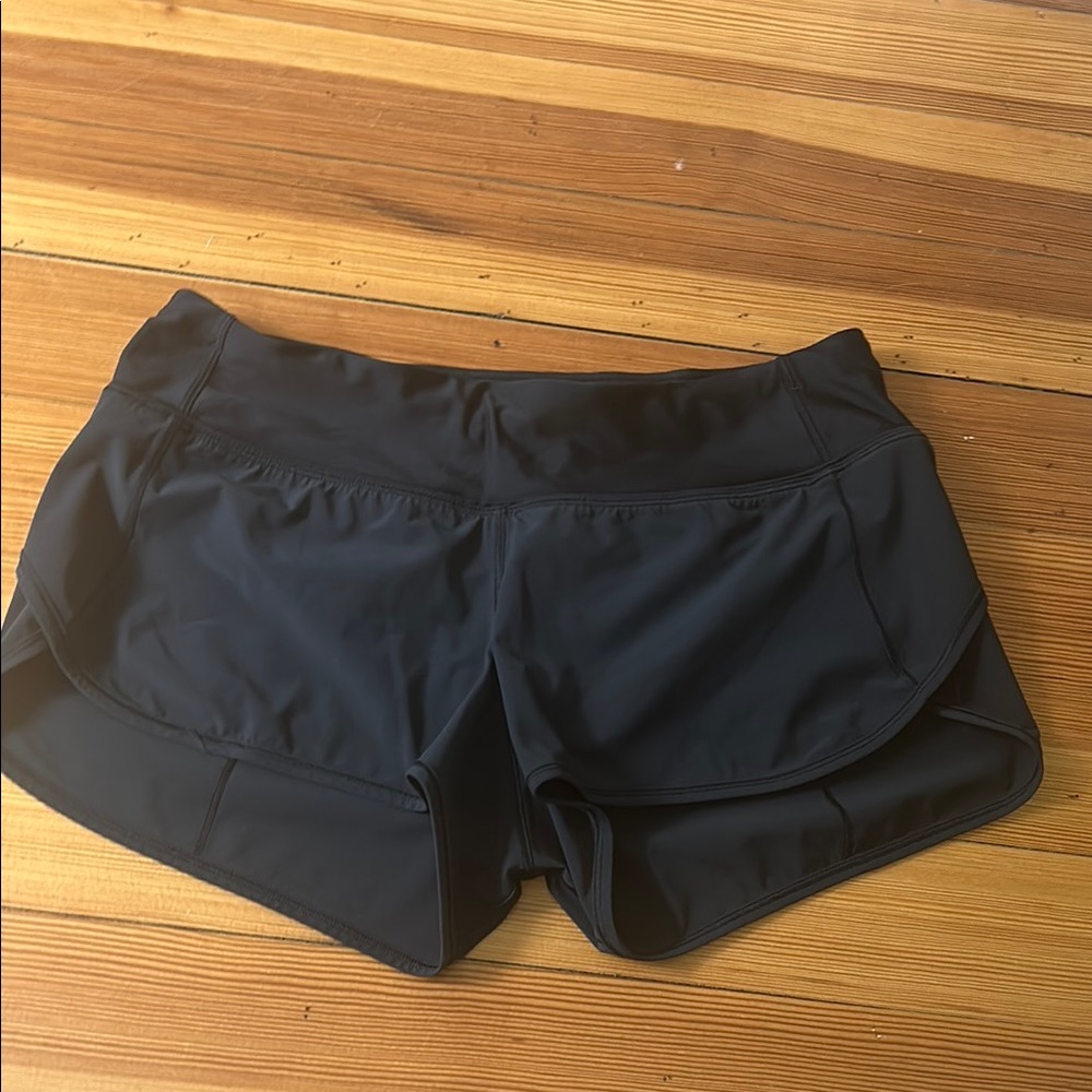 Lululemon Athletica Black Athletic Shorts for Performance